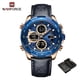 thumbnail image 1 of Nuevos relojes militares de moda NAVIFORCE para hombres, reloj cronógrafo deportivo Original de lujo, reloj de pulsera de cuarzo resistente al agua, reloj de regalo Tan Jianjun unisex, 1 of 2