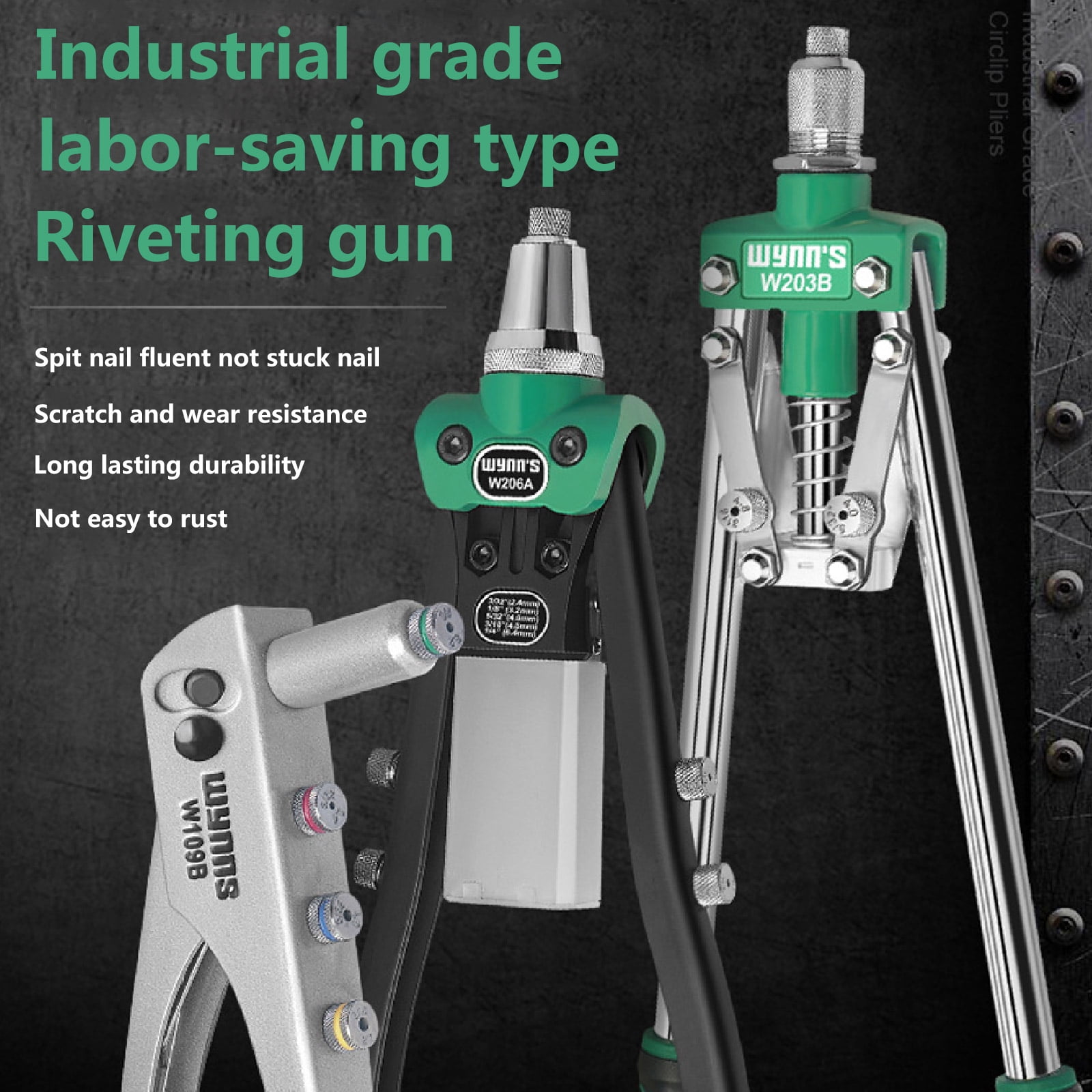 Riveter Hand Insert Rivet Nut Tool Manual Mandrels Metalworking Repair Tools Pop-Rivets Equipping Hand Blind Riveter