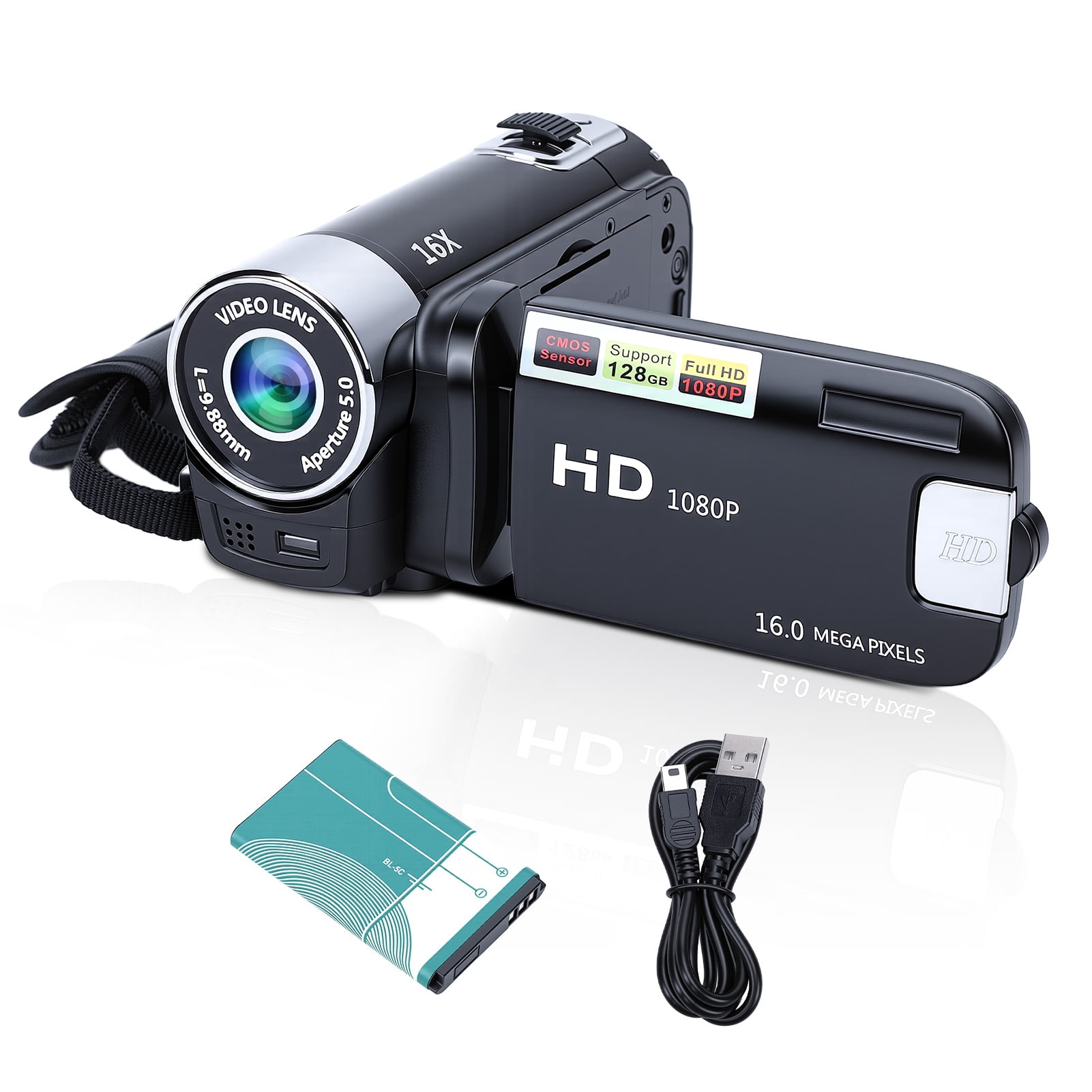 Portable Full HD 1080P High Definition Digital Video Camera, DV
