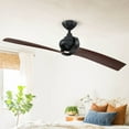 thumbnail image 2 of Parrot Uncle 54in Black Modern Ceiling Fan with Remote Control, 2 of 8