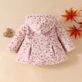 thumbnail image 5 of WUANDIXFA Baby Jacket Toddler Winter Coat Newborn Fleece Clothes Infant Sweater Newborn Girl Kids,Red,9-12 Months, 5 of 9
