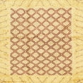 thumbnail image 1 of Ahgly Company Indoor Square Abstract Mustard Yellow Abstract Area Rugs, 8' Square, 1 of 6