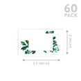 thumbnail image 5 of Koyal Wholesale Tropical Monstera Leaves Place Cards for Wedding Party Tables, Seating Place Cards for Holders, 60 Pack, 5 of 5