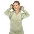 thumbnail image 2 of White Mark Women's 2 Piece Velour Tracksuit Set, 2 of 5