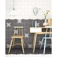 thumbnail image 3 of Siena 5.35 in. x 5.35 in. Matte Gray Ceramic Cross-Shaped Wall and Floor Tile (5.37 sq. ft./case) (27-pack), 3 of 4