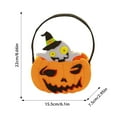 thumbnail image 2 of asddcavvf Rangement de Bonbons d'Halloween pour Fêtes, Bonbons Réutilisables Durables pour Avoine de Nuit, Sacs à Lunch Transparents pour Portions Alimentaires, 2 of 7
