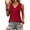 Red -BP20, variant on Inglocry Women Pleated Tank Tops Summer Sleeveless V Neck Loose Fit Tops Shirts Basic Tees Dressy Casual Trendy Clothes 2026 Red -BP20 Fashion top