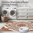 thumbnail image 5 of ODIKA 5'x7' Machine Washable Non-Slip Area Rug, Exotic Petal Sanctuary Artistry High Traffic Rug, Beige, 582888, 5 of 5