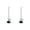 1.6mm-Transparent color, variant on Glass Ear Stretching Set Plugs Gauges with O Rings Single Expander Jewelry for Body Piercing Women and Men