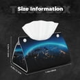 thumbnail image 5 of Sikiie Planet Earth Leather Tissue Box Cover Rectangle, Long Tissue Box Cover, Tissue Box Holder, Tissue Holder for Bathroom, 5 of 7