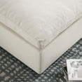 thumbnail image 4 of Modway Commix Modern Down Filled Overstuffed Fabric Ottoman in Light Beige, 4 of 8