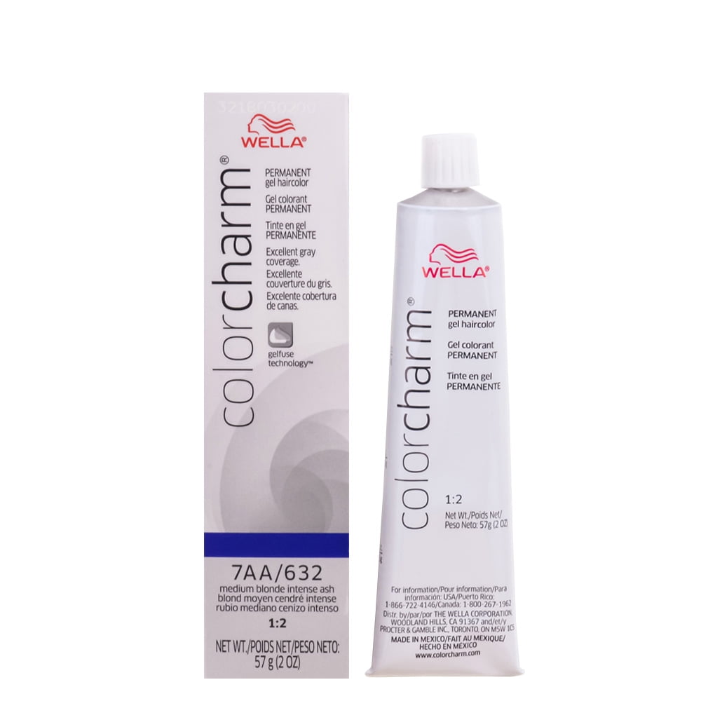 Wella wella COLOR CHARM, HAIR COLOR perm gel 7aa, 2 oz.