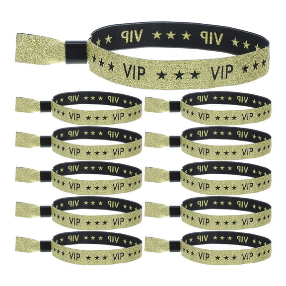 NIAIZEK Niaizek Golden Cloth Wristbands for Home Use and Vip Guests 20Pcs