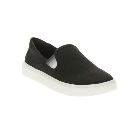 EV1 from Ellen DeGeneres women's slip on canvas sneaker (black)