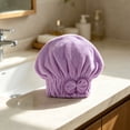 thumbnail image 4 of Hair Towel for Wet Hair Drying Hair Super Absorbent Quick Dry Wrap Towels for Curly Hair Women Girls, 4 of 4