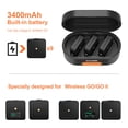 thumbnail image 3 of Cámara Estuche de carga ZGCINE ZG-R30 estuche de carga de micrófono inalámbrico caja de carga de 3 ranuras batería de gran capacidad incorporada con entrada tipo C indicador de salida USB-A luces c ZGCINE Estuche de carga, 3 of 7
