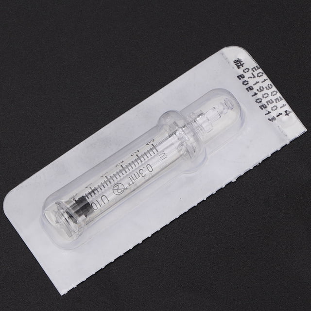 Jeringa de Cabeza de Ampolla de 0.3 ML, Accesorio de Bolígrafo de Inyección de ácido Hialurónico, Herramienta de Cuidado de Piel para Humedad, Rejuvenecimiento de Piel (5 unidades) de ácido Higoodz Belleza saludable