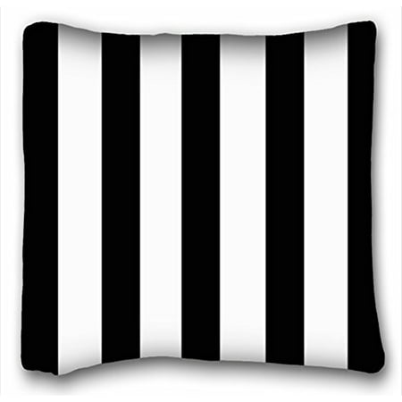 Striped Couch WinHome Wild Bramble Black And White Striped Throw Pillow Case Cases Cover Cushion Covers Sofa Size 18x18 Inches Two Side ()