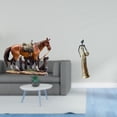 thumbnail image 2 of Figura de caballo,Figura coleccionable de caballo en miniatura,Figura de escritorio,Figuras africanas de arte,artesanías,escritorio coleccionable,Estatua de mujer tribal,pieza de arte para, 2 of 8