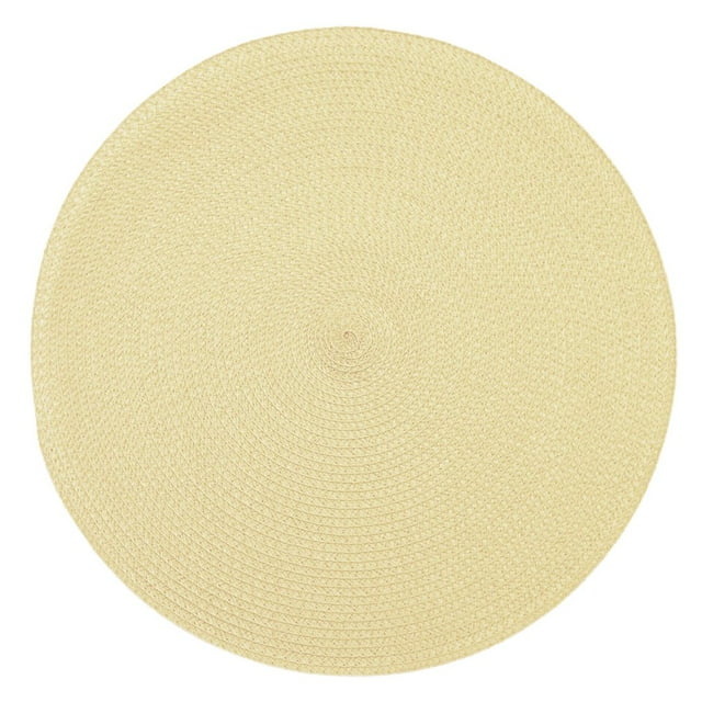 1Pcs 38cm Place Mat Woven Non-slip Coaster Pad Cafe Mug Dining Table Mat Home Decor