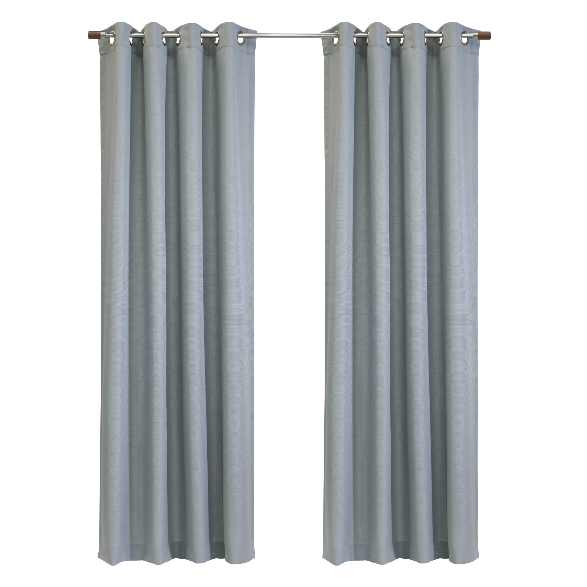 Loft Living Jarvis Light Filtering Grommet Indoor Curtain 52 x 84 in Blue