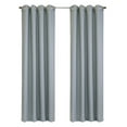 thumbnail image 6 of Loft Living Jarvis Light Filtering Grommet Indoor Curtain 52 x 108 in Blue, 6 of 6