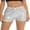 White, variant on Lnzyyephy Women's Summer Sequins Shorts Mid Waist Elastic Band Sparkly Straight Leg Shorts Glitter Hot Pants for Party