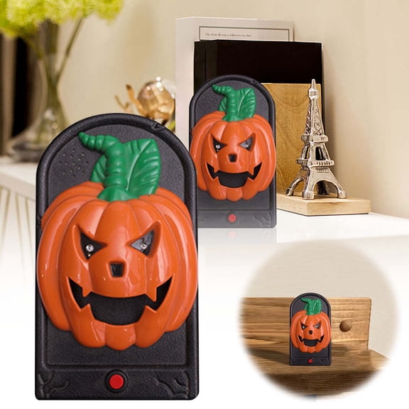 Halloween Doorbell Halloween Decoration Doorbell Halloween With Sounds Trick Or Event 4.4x7.63in
