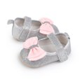 thumbnail image 4 of Yoyauz Baby Girl Mary Jane Shoes Anti Slip Rubber Sole Ballet Slippers Princess Dress Wedding Shoes Newborn Kids Shoes Toddler Shoes（0-12 Month）, 4 of 8