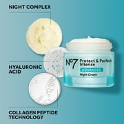 No7 Protect & Perfect Intense Advanced Night Cream, Fragrance Free, 1.69 fl oz