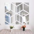 thumbnail image 1 of Wall Decor Wall Stickers Decor 1Set/16Pc 3D Diy Specchio Acrylic Wall Sticker Modern Stickers Decoration, 1 of 4