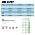 thumbnail image 6 of Bixox Men's Pistachio Green Checkboard Printed Shirt Sleeveless Fitness Tank Top-X-Large, 6 of 7