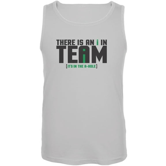 I In Team White Adult Tank Top - 2X-Large