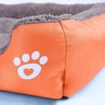 thumbnail image 5 of Dog Beds Medium, Washable Rectangle Dog Bed with Bolster, Large Cat Bed for Indoor Cat Cuddle Pet Bed with Supportive Side Non-Slip Bottom, 5 of 6