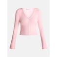thumbnail image 5 of No Boundaries Lace Trim Cardigan, Women's XXS-XXL, 5 of 5