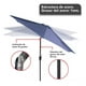 thumbnail image 2 of Sombrilla Plegable CJR 2 Piezas 3 Mts Azul, 2 of 5