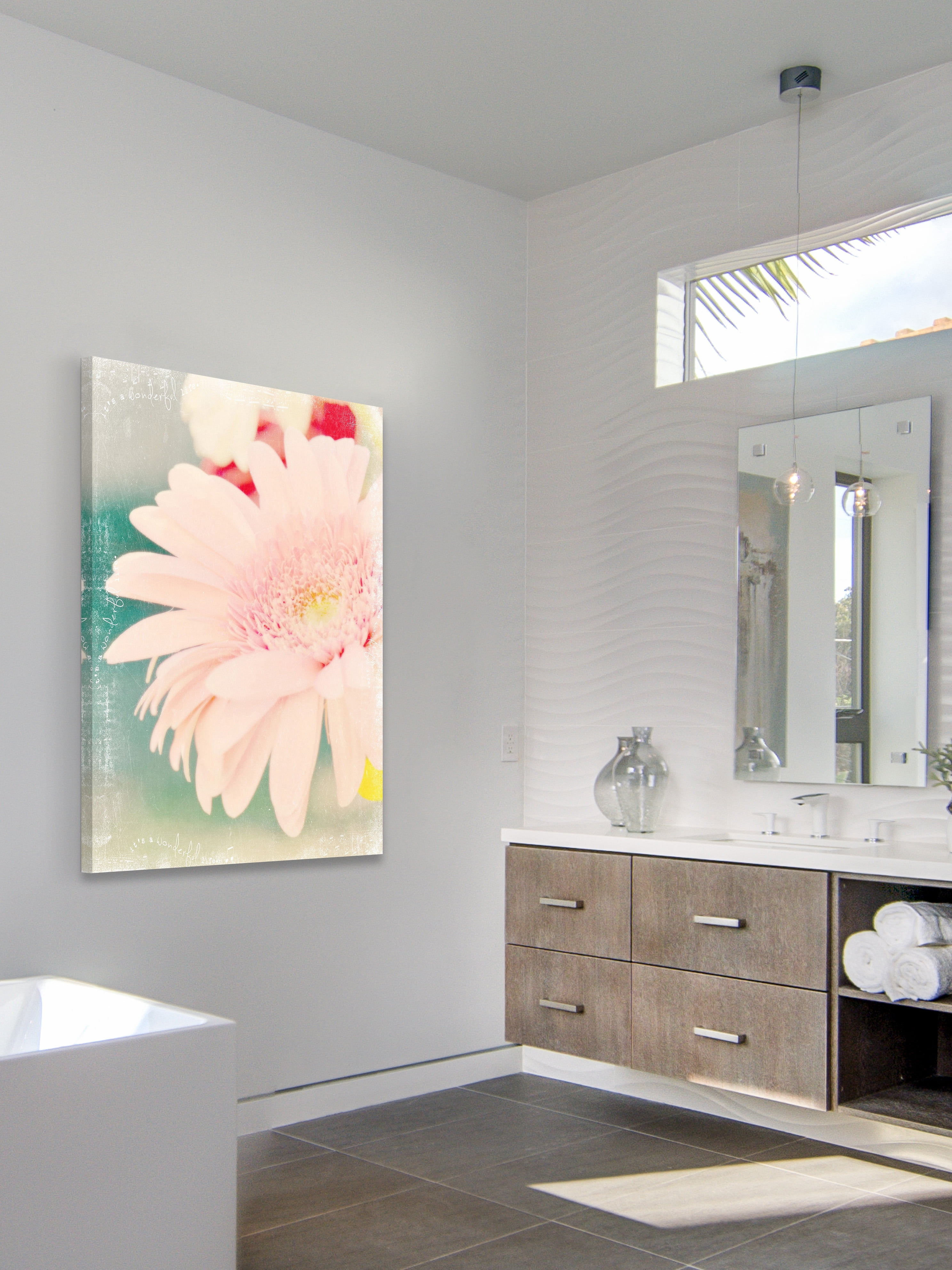 "Wonderful" Painting Print on Wrapped Canvas