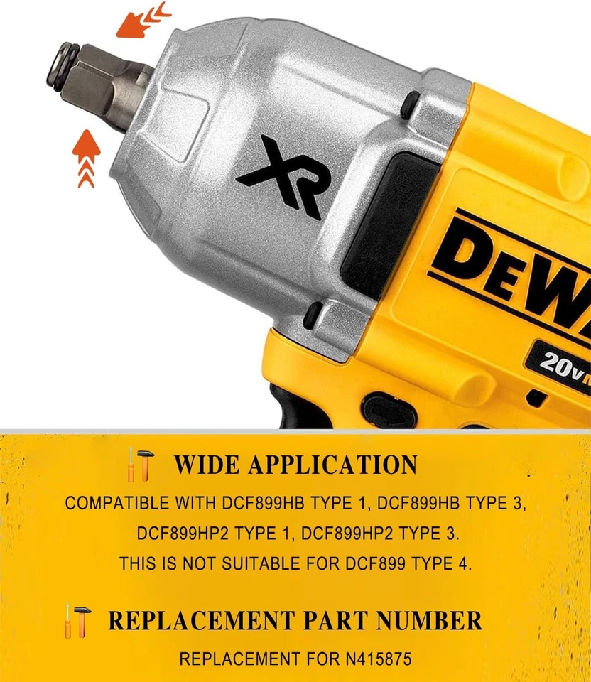 N415875 ANVIL ASSEMBLY 1/2'' FOR DEWALT IMPACT WRENCH 18V 20V DCF899HB DCF899HP