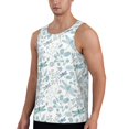 thumbnail image 2 of Gukieu Dragonfly Print Men's Quick Dry Fitness Vest, Round Neck Sleeveless Fitness Bodybuilding Top-3X-Large, 2 of 7