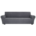 thumbnail image 4 of Sofá elástico Slipcover Spandex Sofá suave antideslizante Funda de sofá 4 plazas Lavable para sala d Abanopi Gris oscuro, 4 of 7