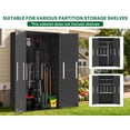 thumbnail image 6 of OROFULL 5x3 FT Outdoor Storage Shed, Waterproof Resin Tool Shed with Lockable Door & Reinforced Floor, All-Weather Shed for Patio Garage Garden Black, 6 of 8