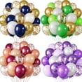 thumbnail image 2 of 30pcs Sequin Metal Latex Balloon Party Layout Mixed Color Thickened Decorative Balloon Set, 2 of 7
