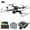 Black, variant on FNYOXU Drone with Camera RC Quadcopters & Multirotors Obstacle Avoidance Drone with 4K HD Fpv Camera Optical Fl-ow Localization Remote Control Toys Gifts for kids with Altitude Hold Headless Mode