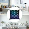 thumbnail image 5 of BANET Hexagonal Throw Pillow Covers  Set of 2 Soft  Geometric Honeycomb Cushion Covers for for Couch Sofa Luxury Beehive Hexagon Decorative Pillowcases Outdoor Pillows Covers 22x22in, 5 of 7
