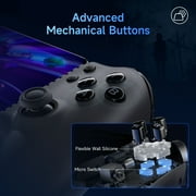 BROUJOY (Bluetooth Version) Mobile Gaming Controller for IOS/Android/Switch, Phone Controller with Mechanical Button,Hall Joystick & Trigger