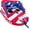 Stars & Stripes, variant on Airhead Mable Tropic 3-Person Towable Tube, Max Weight 510 lbs