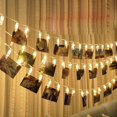 thumbnail image 3 of 1.5m 10 Led Hanging Card Picture Clips Photo Pegs String Light Lamp Indoor Decor, 3 of 5