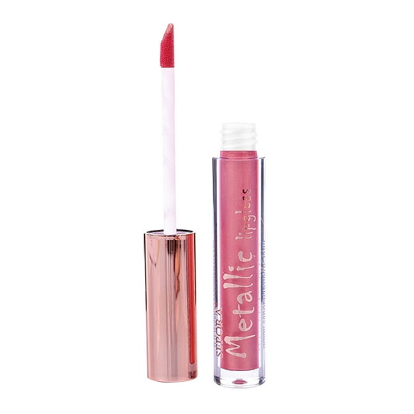 TechWave Lip Makeup Lipstick Metallic Color Lip Glaze 4.5ml Plumping Lipstick Lip Bar Lip Gloss Small Talk Gloss Base Clear City Lip Plumper Lip Gloss Clear Pack Glossy Lipstick Lip Gloss for Girls