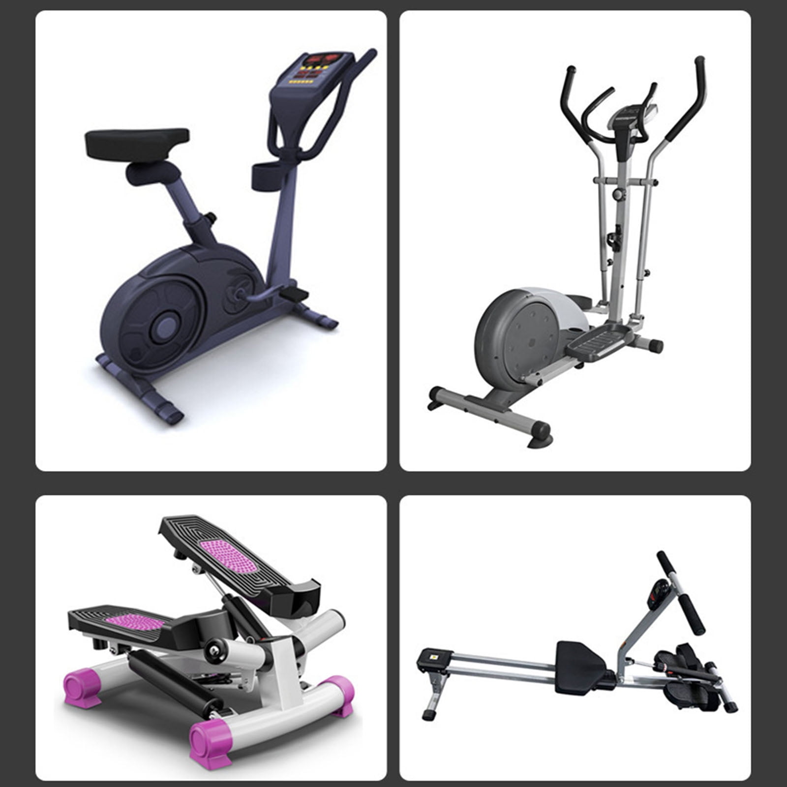 Practical Rowing Machine Data Panel with High Accuracy Speed Tracking Time Distance Measurement for Exercise Bike