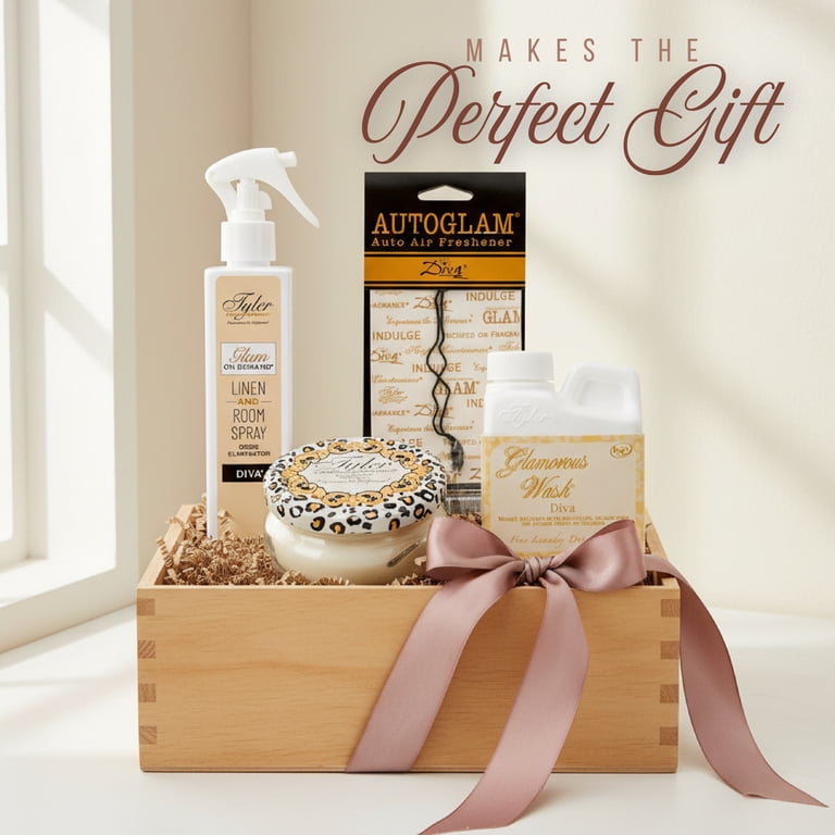 Tyler Candle Co Tyler Diva Gift Set with Linen Spray and Candle